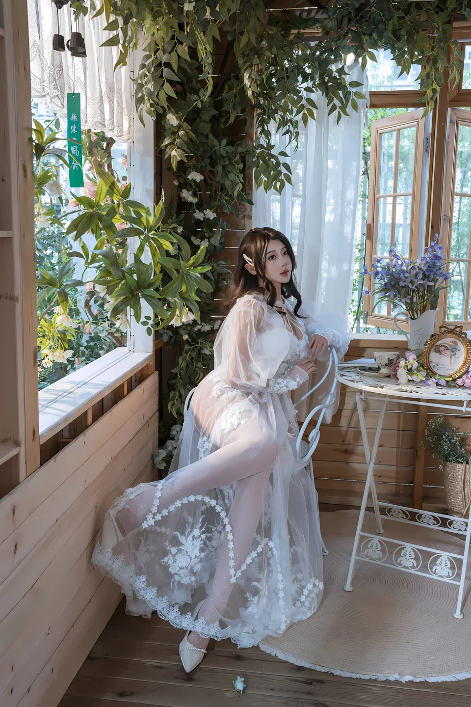 奈汐酱nice - 下午茶 [73P-777MB] tg@simisebaisi 【丝足阁】005.webp